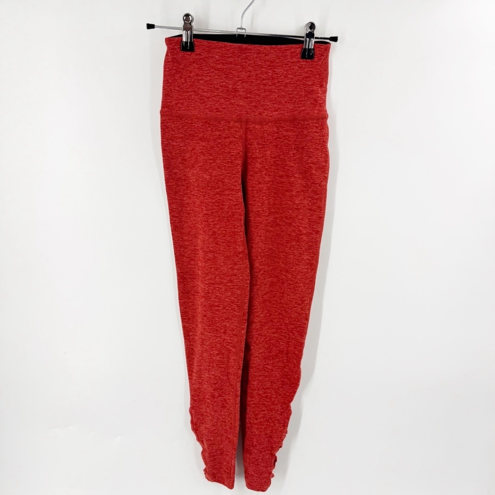 ✅ Beyond Yoga Orange/Red Spacedye Caught In The Midi High Waisted Leggings XS